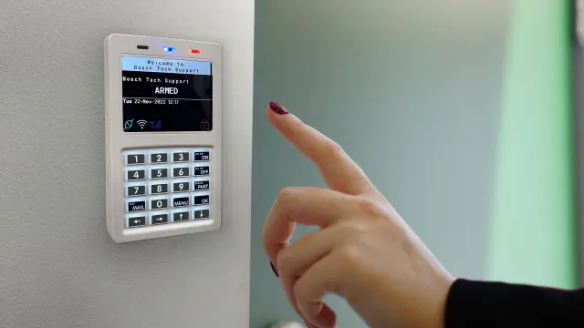 Intruder alarm system with CCTV integration