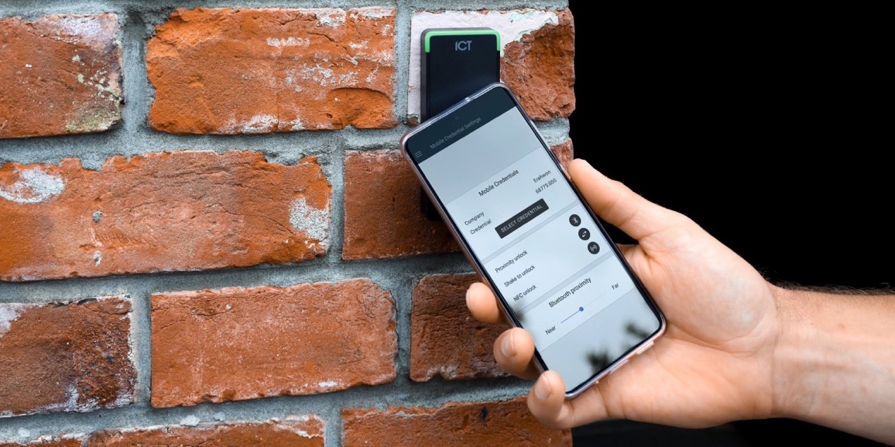 Modern workplace with access control