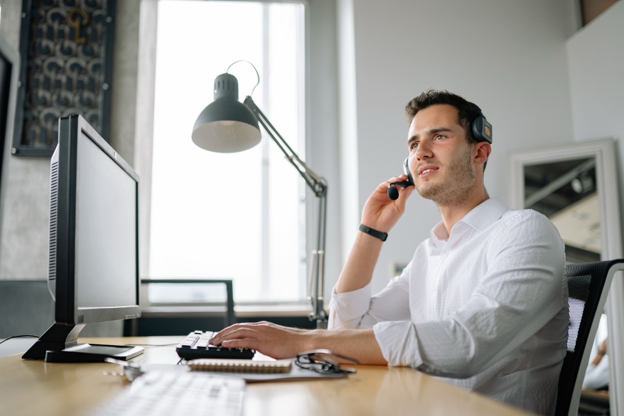IP telephone system in office environment