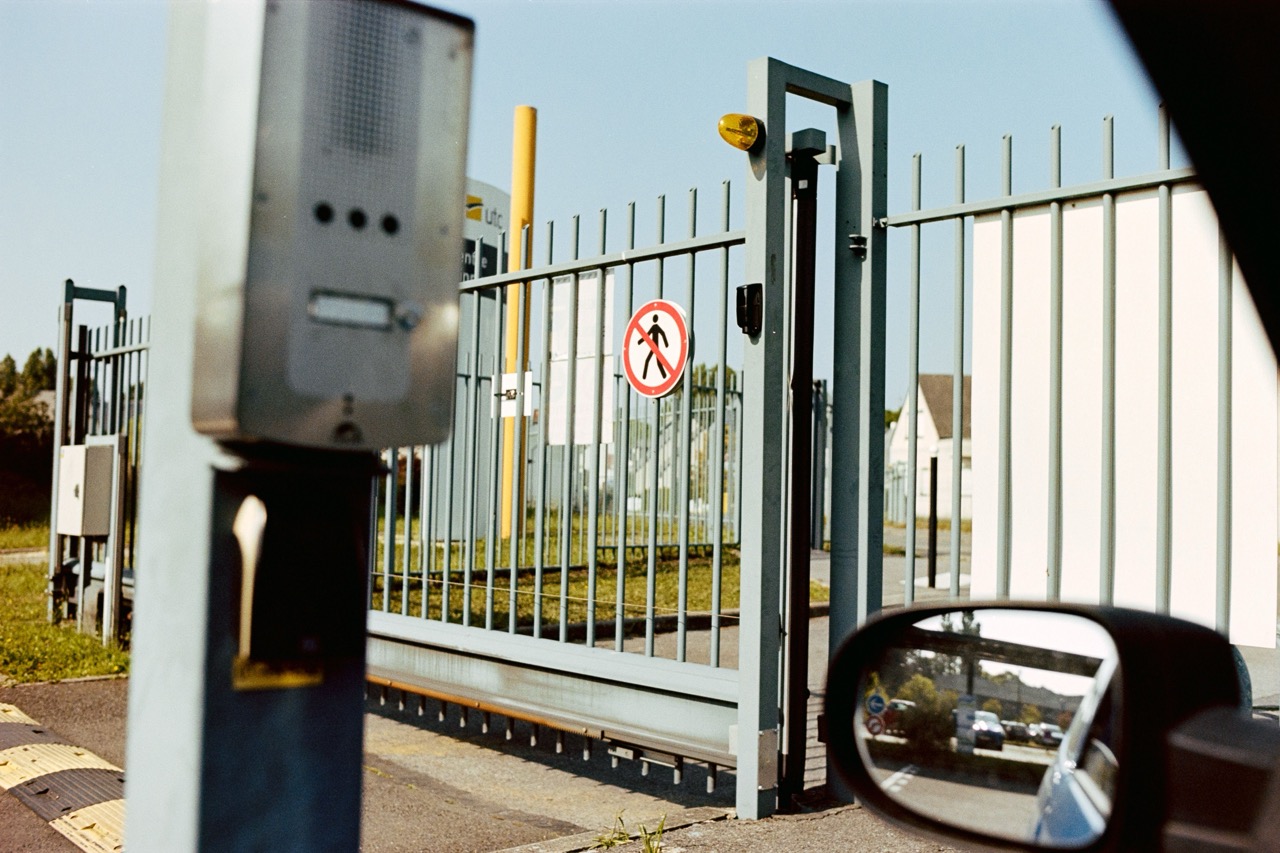 Intercom integrated with gate and door locking