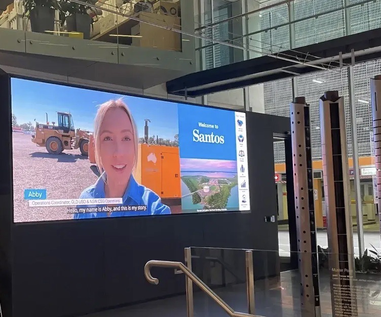 Video wall installation